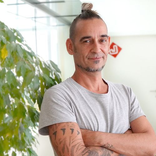 Porträt von Patrick, Support bei Break Media